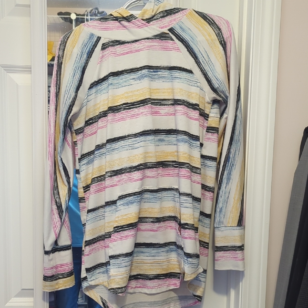 LuLaRoe Multicolor Striped Top